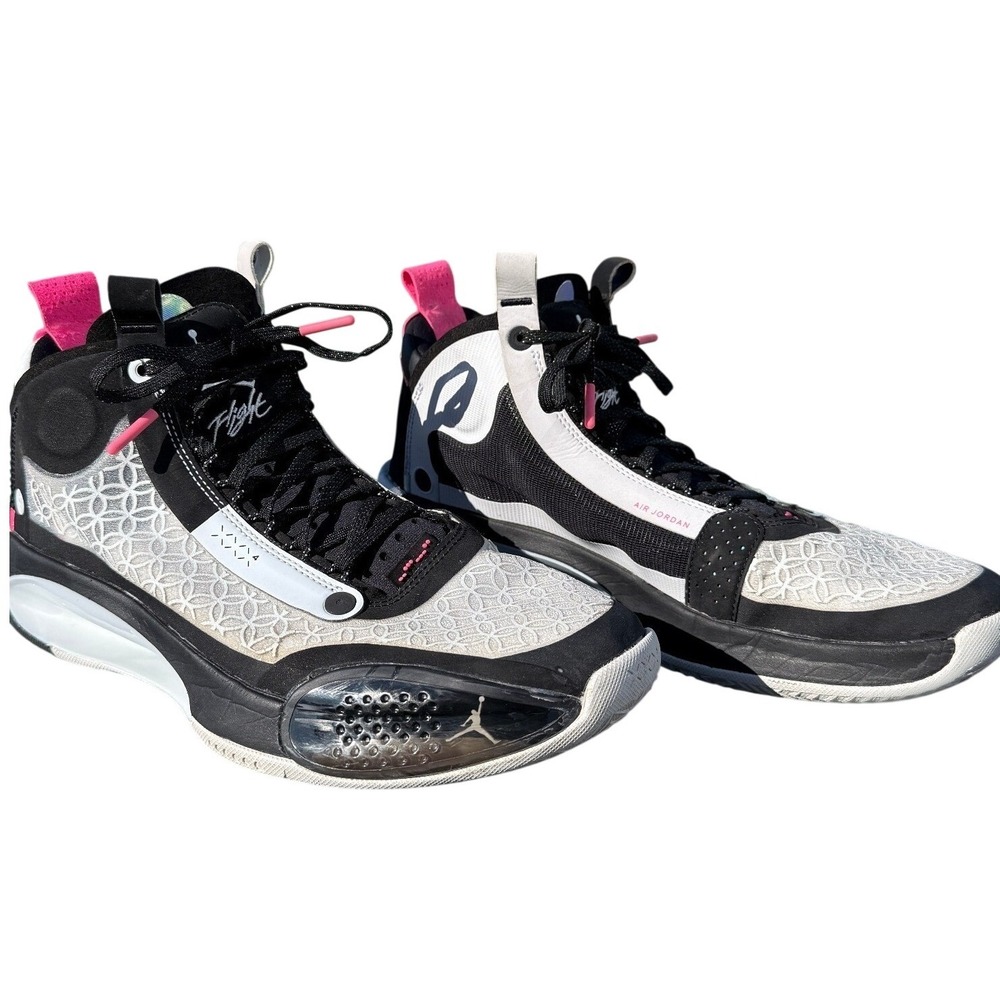 RARE Air Jordan 34 XXXIV Chinese New Year Basketball Shoes Black Pink Size 10.5